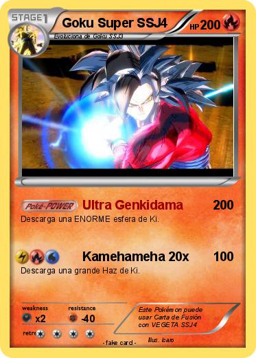 Pokemon Goku Super SSJ4
