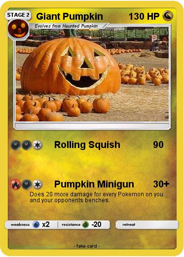 Pokemon Giant Pumpkin