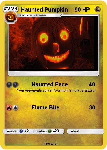 Pokemon Haunted Pumpkin