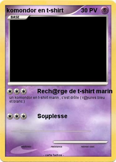 Pokemon komondor en t-shirt