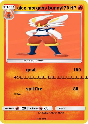 Pokemon alex morgans bunny