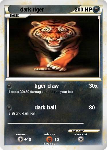 Pokemon dark tiger