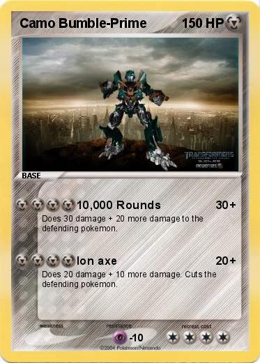 Pokemon Camo Bumble-Prime