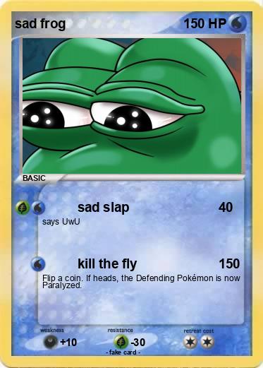 Pokemon sad frog