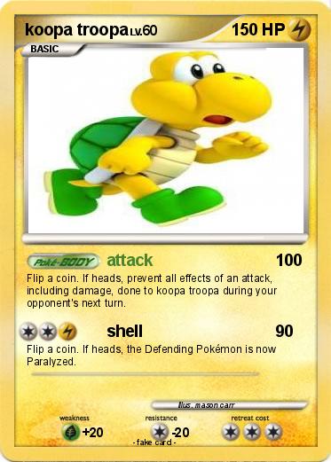 Pokemon koopa troopa