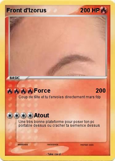 Pokemon Front d'Izorus