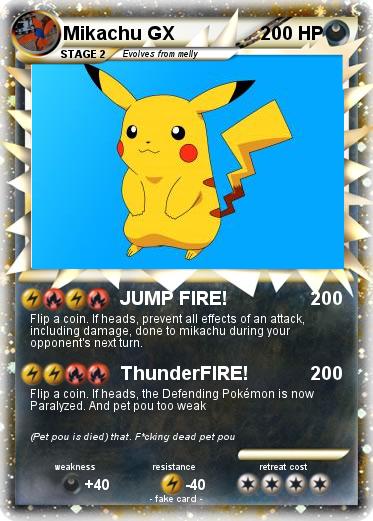 Pokemon Mikachu GX