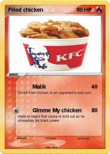 Pokemon Fried chicken