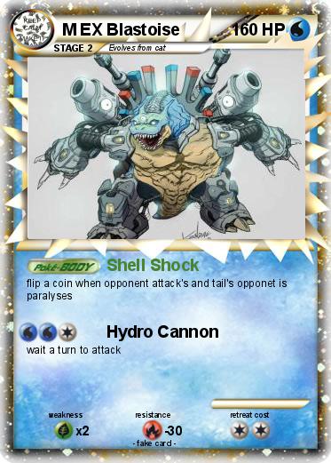 Pokemon M EX Blastoise