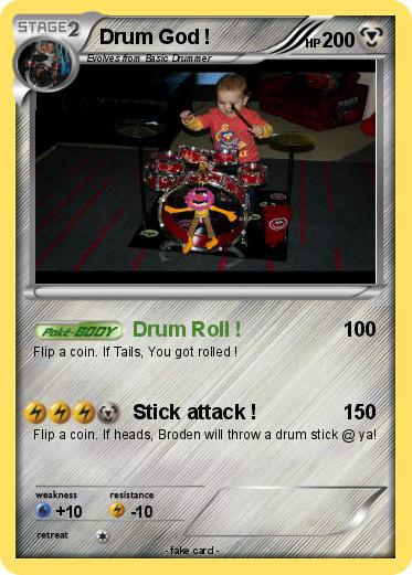 Pokemon Drum God !