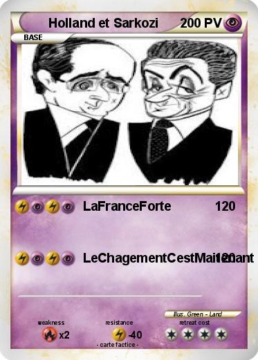 Pokemon Holland et Sarkozi