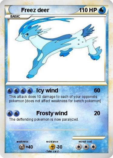 Pokemon Freez deer