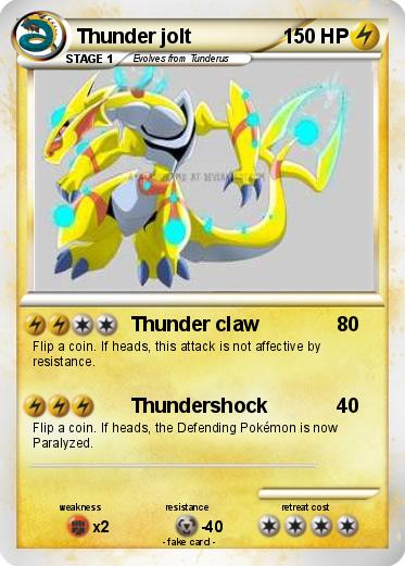 Pokemon Thunder jolt