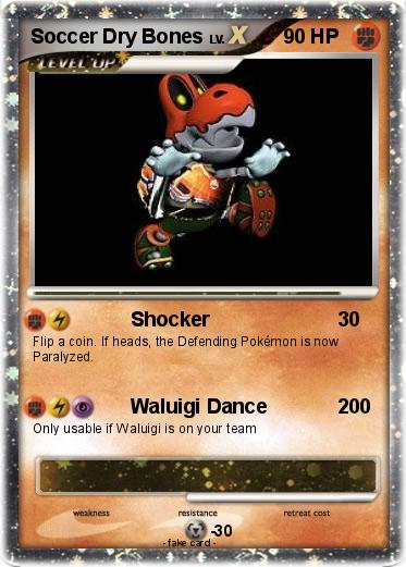 Pokemon Soccer Dry Bones