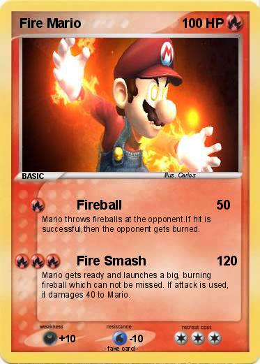 Pokemon Fire Mario