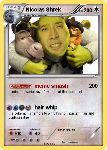 Pokemon Nicolas Shrek