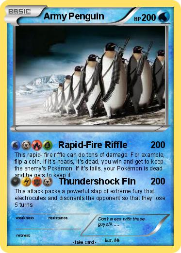 Pokemon Army Penguin