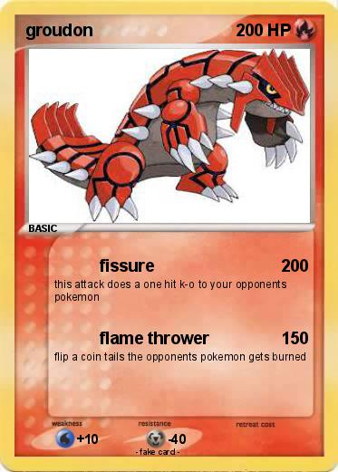 Pokemon groudon
