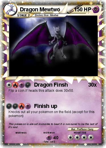 Pokemon Dragon Mewtwo