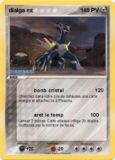 Pokemon dialga ex