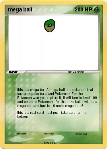 Pokemon mega ball