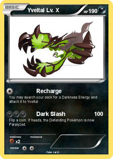 Pokemon Yveltal Lv. X
