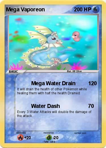 Pokemon Mega Vaporeon