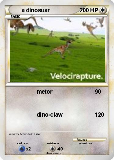 Pokemon a dinosuar