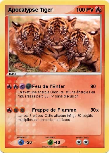 Pokemon Apocalypse Tiger