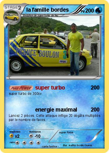 Pokemon la famille bordes