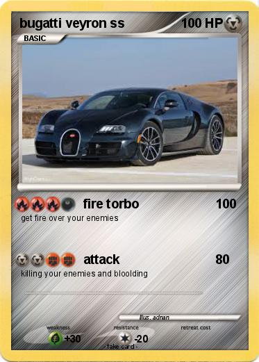 Pokemon bugatti veyron ss