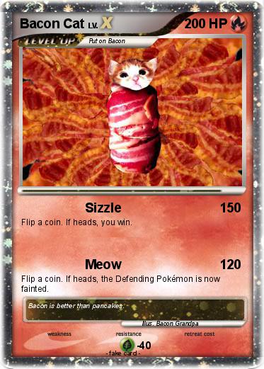 Pokemon Bacon Cat