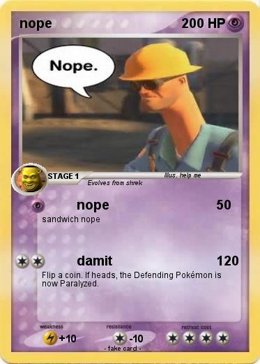 Pokemon nope