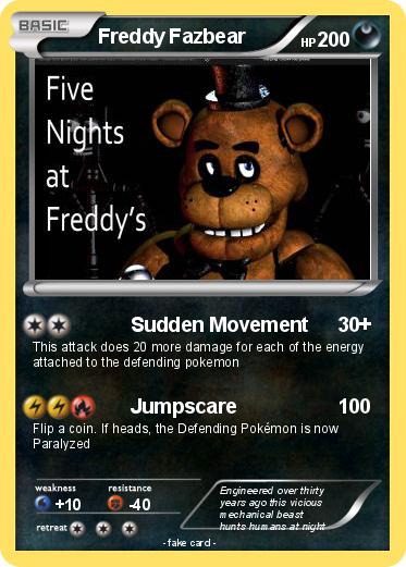 Pokemon Freddy Fazbear