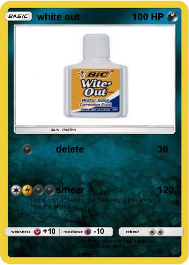 Pokemon white out