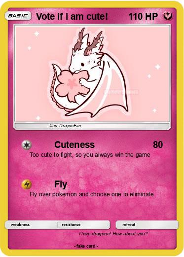 Pokemon Vote if i am cute!