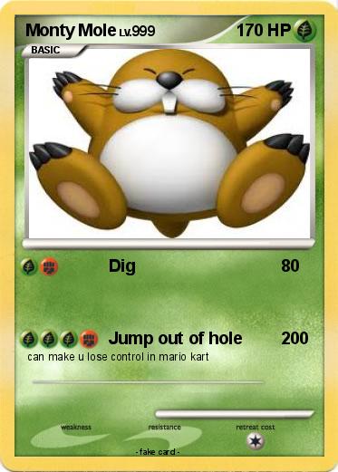 Pokemon Monty Mole