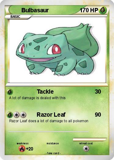 Pokemon Bulbasaur