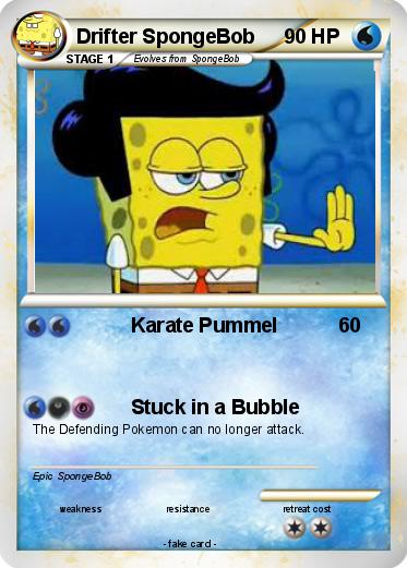 Pokemon Drifter SpongeBob