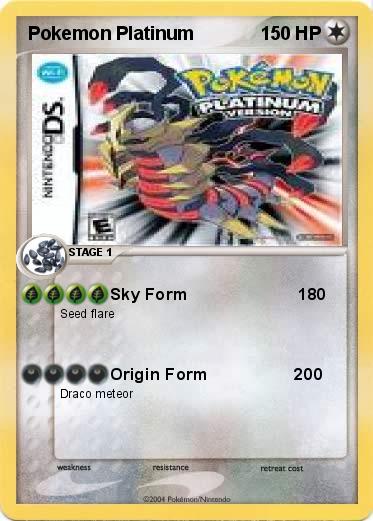 Pokemon Pokemon Platinum