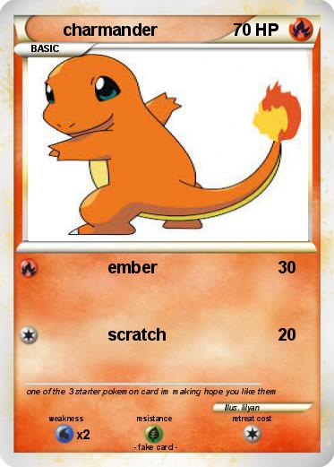 Pokemon charmander