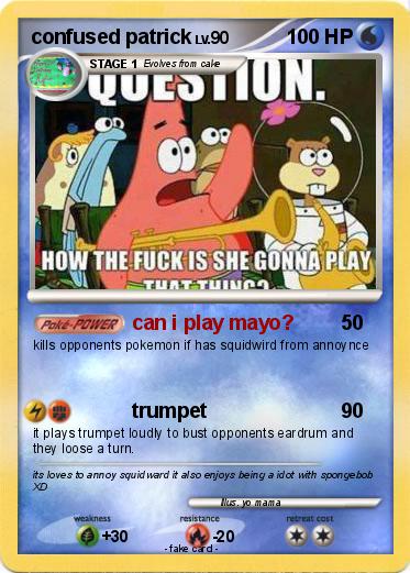 Pokemon confused patrick