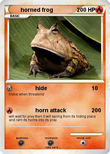 Pokemon horned frog
