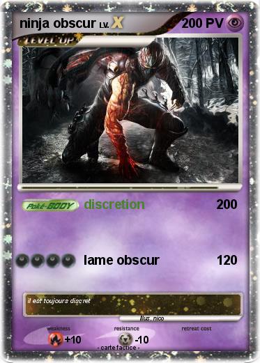 Pokemon ninja obscur