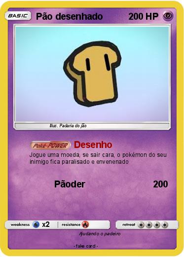 Pokemon Pão desenhado