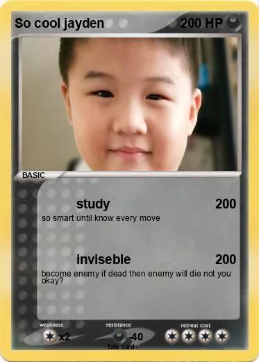 Pokemon So cool jayden