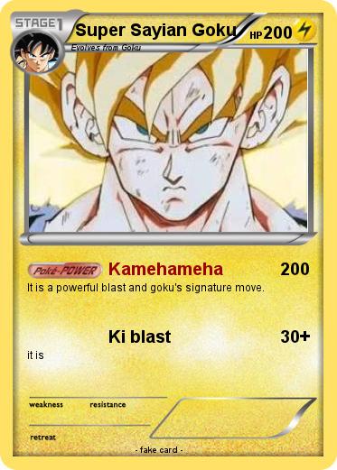 Pokemon Super Sayian Goku