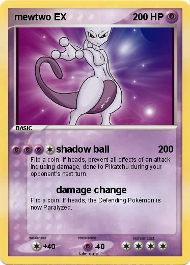 Pokemon mewtwo EX