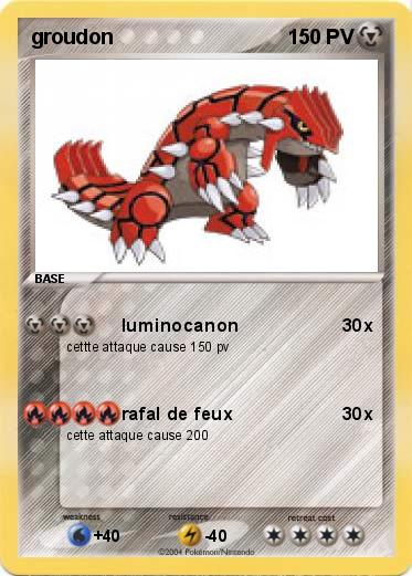 Pokemon groudon