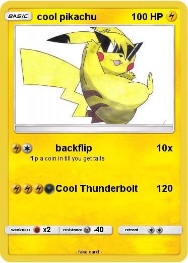Pokemon cool pikachu